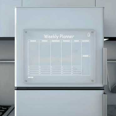Clear Weekly Fridge Planner with Notes Built Points | Pens and Reg - Memories InsiteWEEKLY FRIDGE PLANNER WITH NOTES BUILT POINTS I