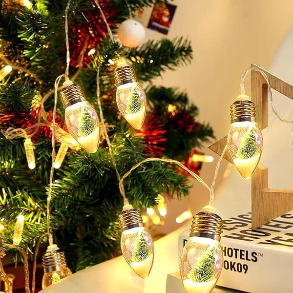 Christmas Tree Globe Patio string Lights - Memories InsiteBulb Christmas Light