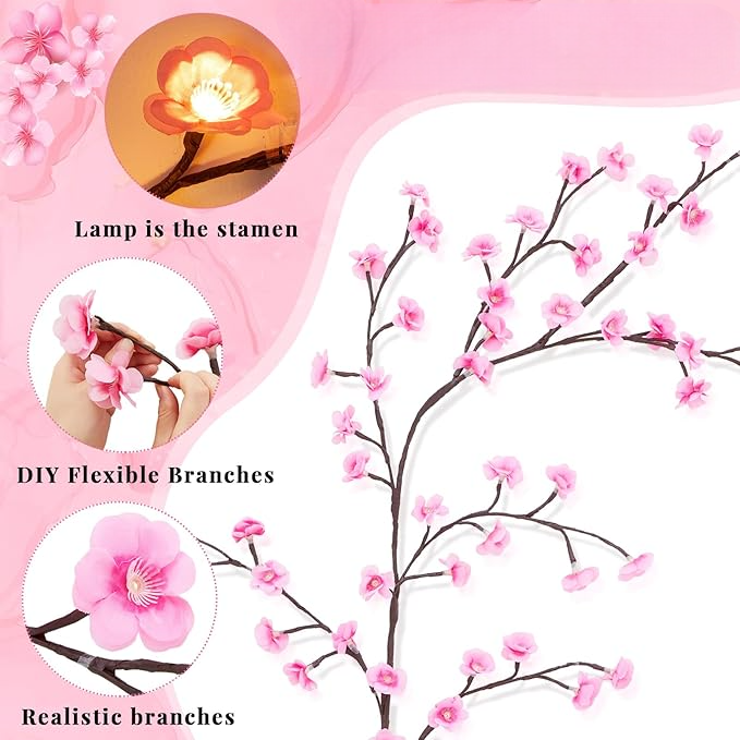 MEMORIES INSITE™BRANCH LIGHT CHERRY BLOSSOM TREE BRANCH LIGHTING