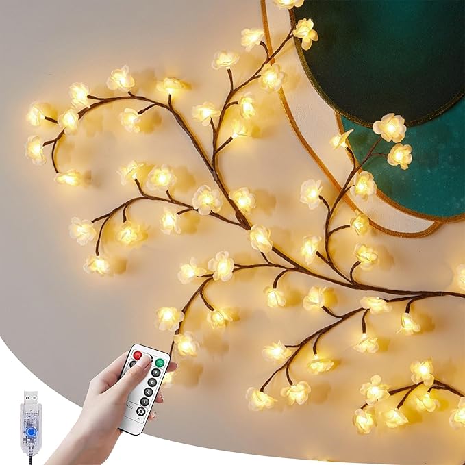 BRANCHLIGHT® WHITECHERRY BLOSSOM TREE BRANCH LIGHTING