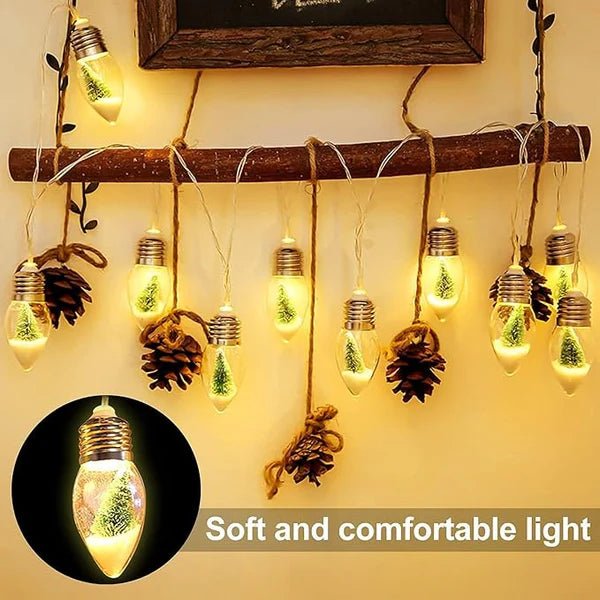 Christmas Tree Globe Patio string Lights - Memories InsiteBulb Christmas Light