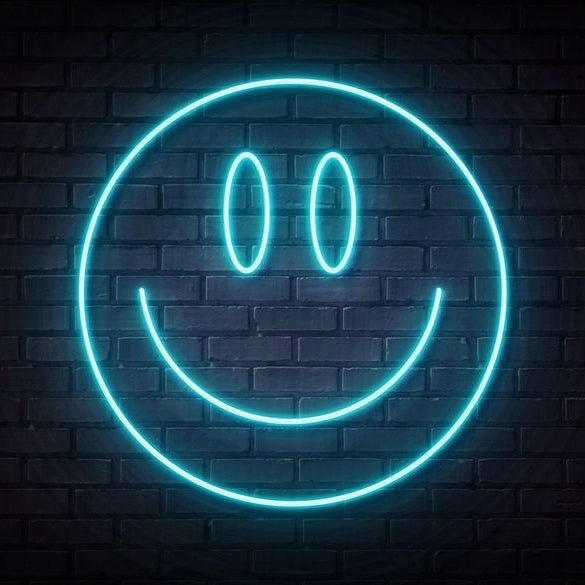 Smiley Face Neon LED Light – Fun Wall Décor for Bedrooms, Cafés & Party Spaces - Memories InsiteSMILEY FACE NEON LIGHT-20*20 INCH