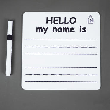 Reusable Kids Name Practice Writing Board with Pen Box & Cleaning Cloth - Memories Insite