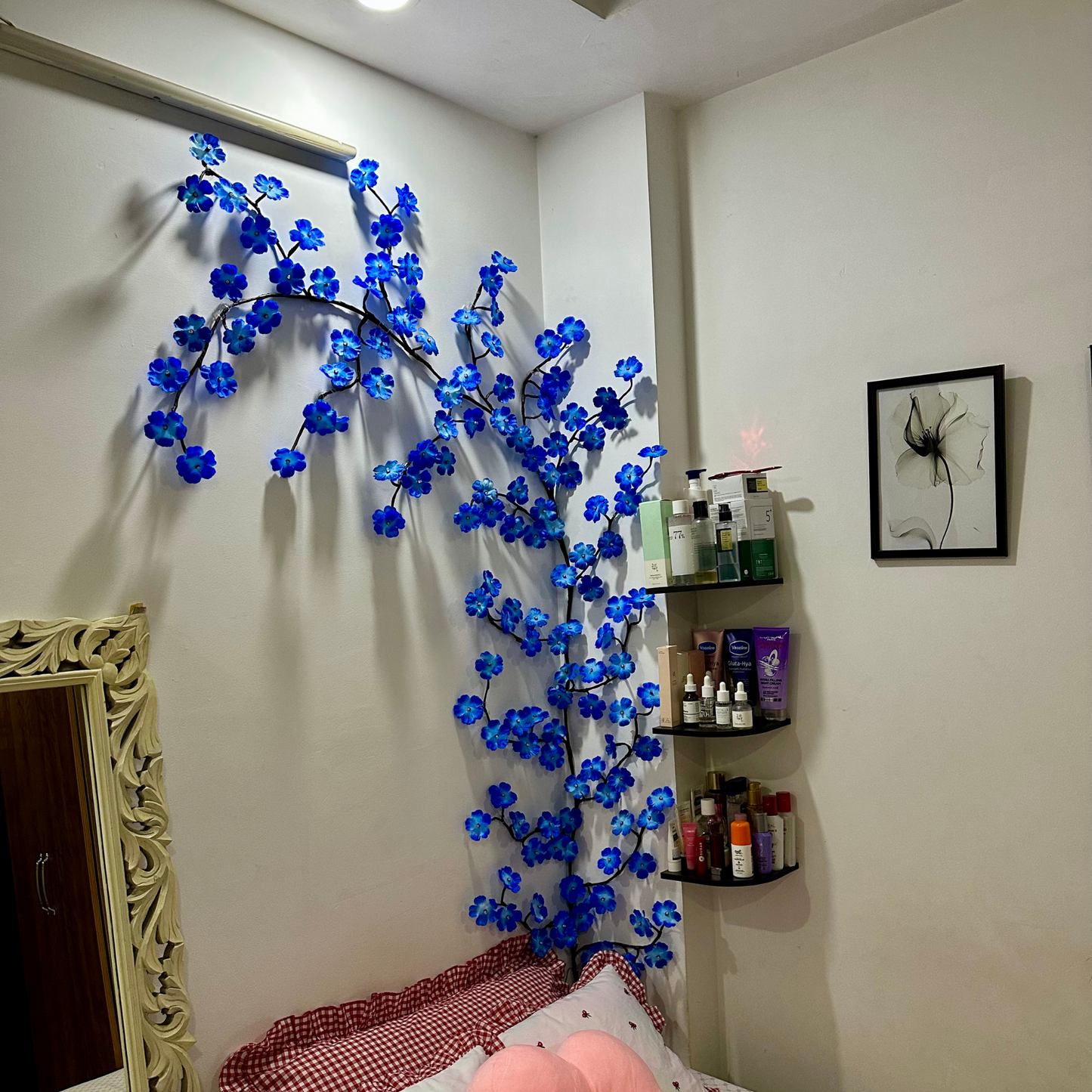 BRANCHLIGHT™ BLUE CHERRY BLOSSOM TREE BRANCH LIGHTING
