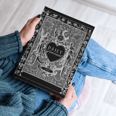 Daily Journal 2026 | Antique Style Black Writing Diary