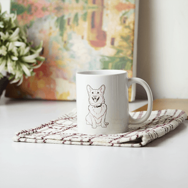 PawPrint Personalized Mug – Custom Pet Photo Mug - Memories InsitePAWPRINT MUG