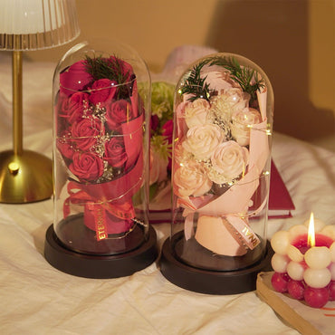 Luxury Romantic Gift for Special Occasions - Memories InsiteROSE-DOME-LED-01