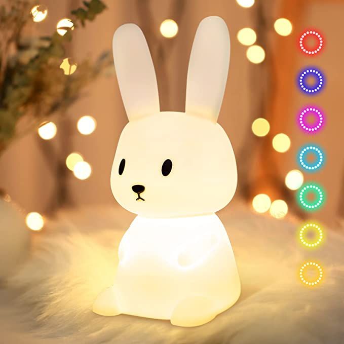 Cute Silicone Bunny Night Light - Memories Insite(154 bunny lamp )