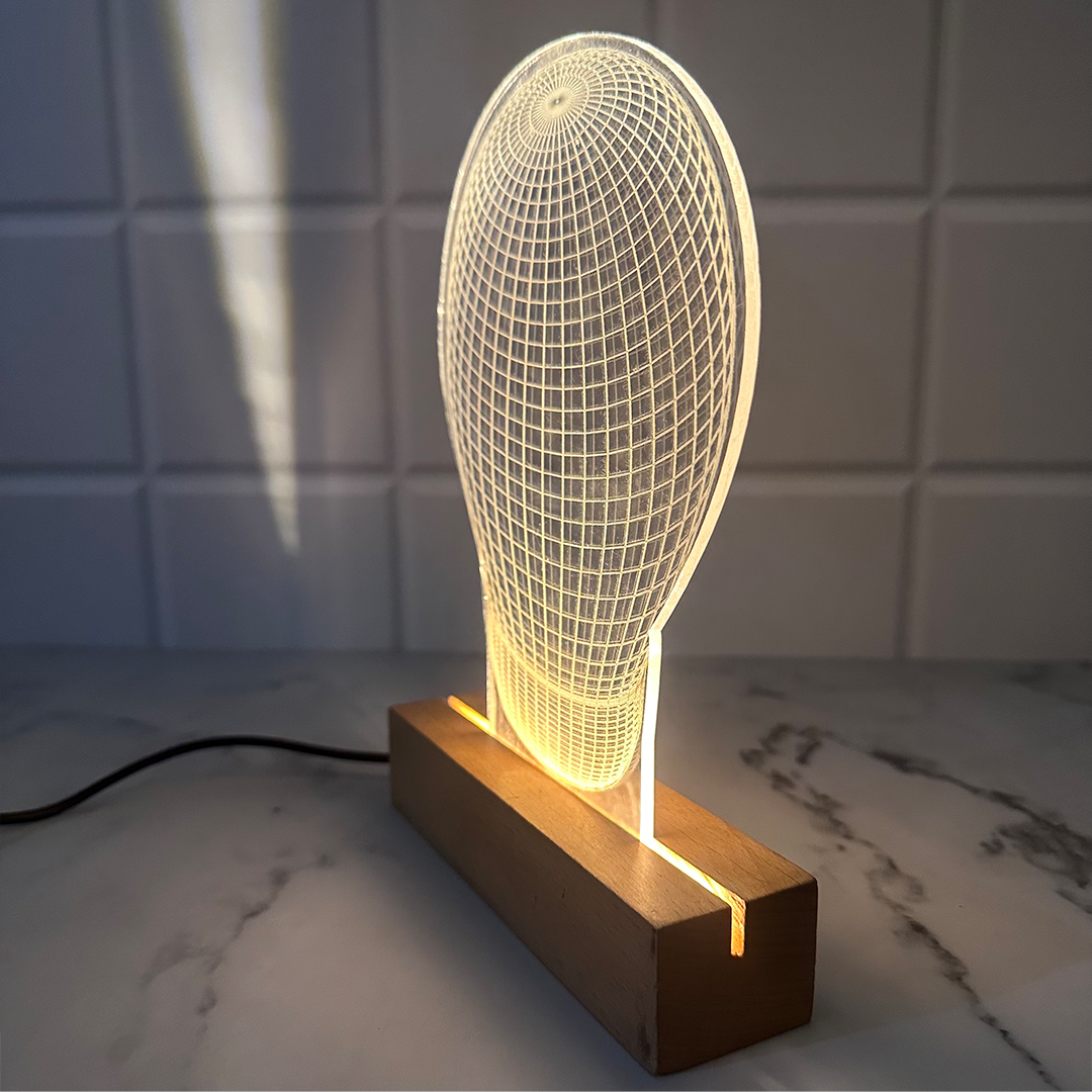 💫 3D Magic Bulb Lamp – Light Up Your Space with Illusion & Whimsy