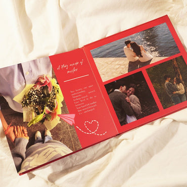 Our Love Story – A Personalized Memory Journal to Capture Forever Moments - Memories InsiteRED VALENTINE PHOTOBOOK-2