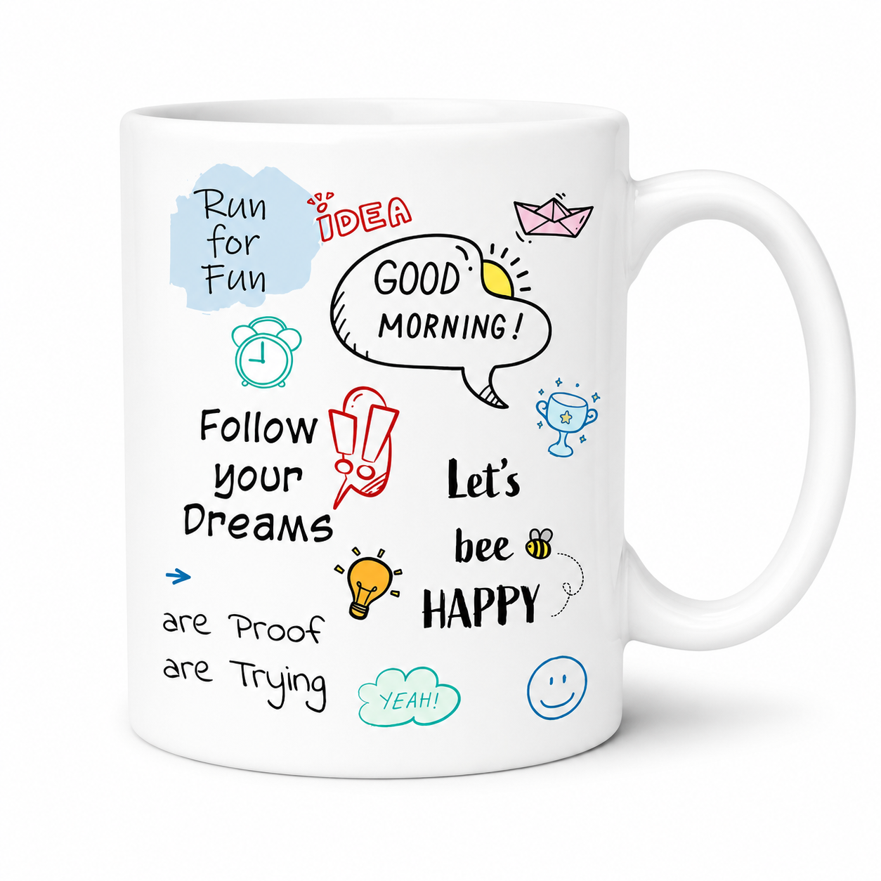 Inspirational Good Morning Ceramic Coffee Mug