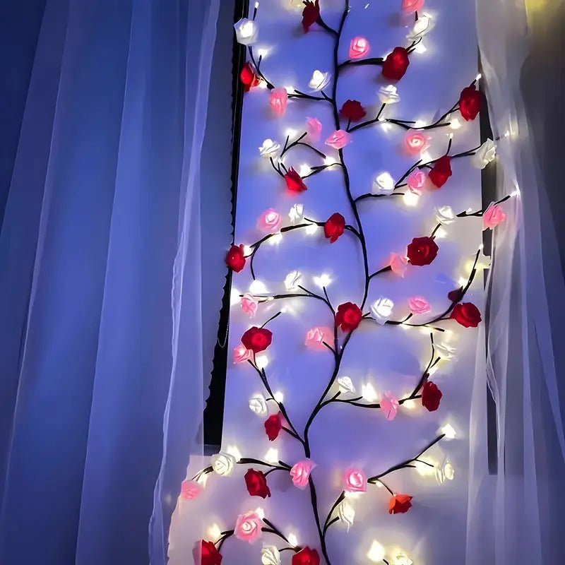 MEMORIES INSITE® BRANCHLIGHT ROSE CHERRY BLOSSOM TREE BRANCH LIGHTING - Memories InsiteROSE TREE BRANCH LIGHT MIX COLOR - 1