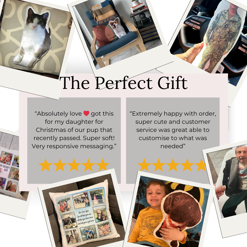 Personalized Cartoon Pillow Customed Couple Photos Romantic Valentine's Day Gift for Her