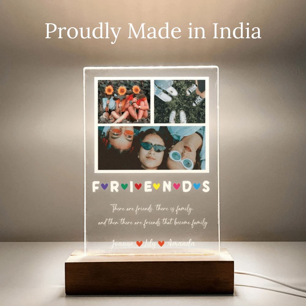 Personalized Photo Picture LED Night Light Stand - Memories Insite