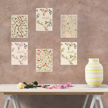 Vintage Floral Wall Art Set – Botanical Beauty for Your Home