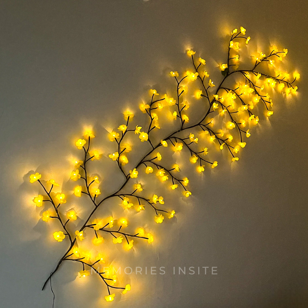 BRANCHLIGHT™ YELLOW CHERRY BLOSSOM TREE BRANCH LIGHTING