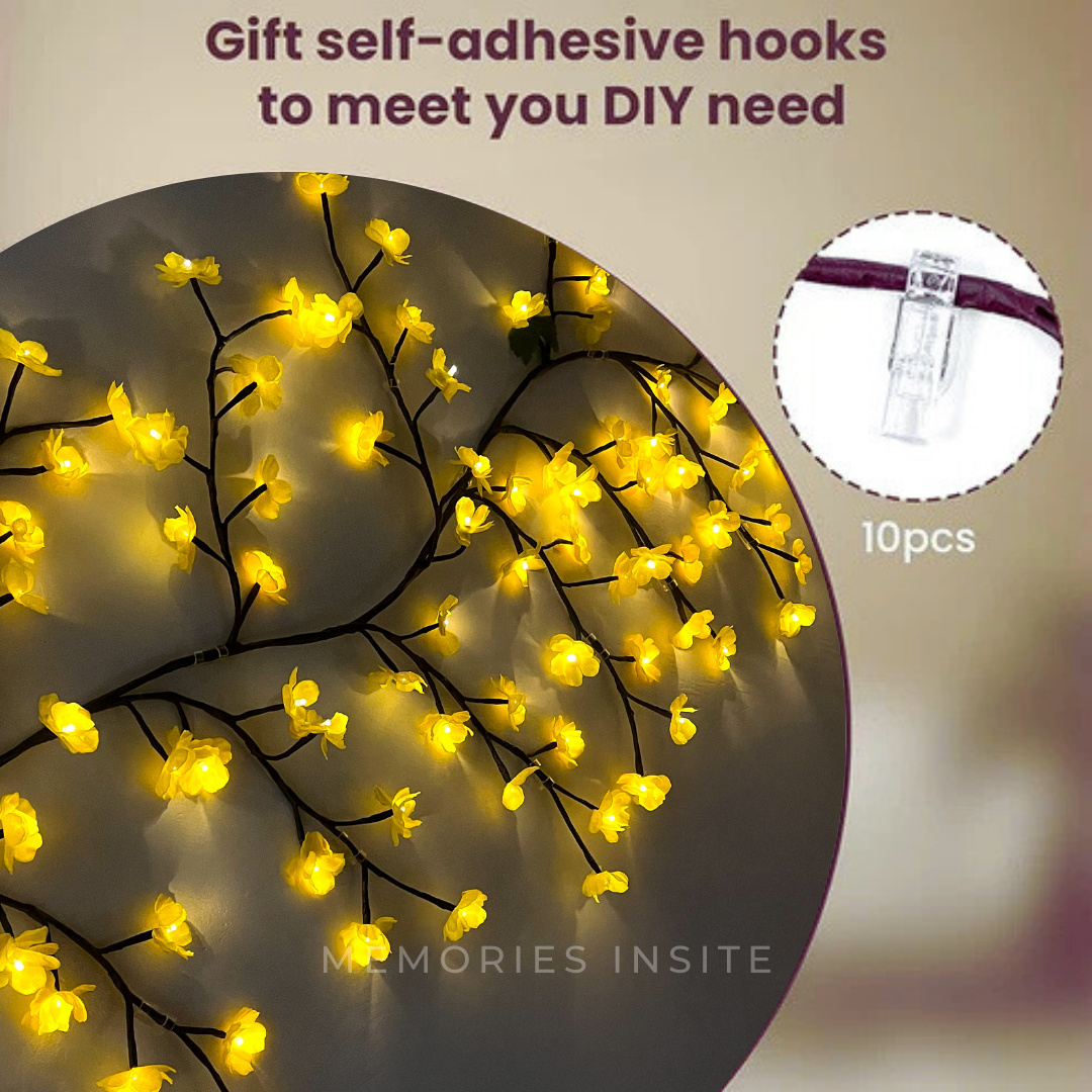 BRANCHLIGHT™ YELLOW CHERRY BLOSSOM TREE BRANCH LIGHTING