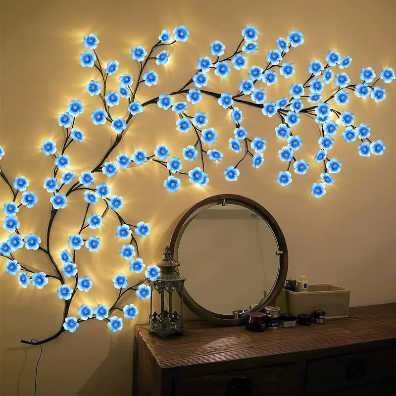 BRANCHLIGHT™ BLUE CHERRY BLOSSOM TREE BRANCH LIGHTING