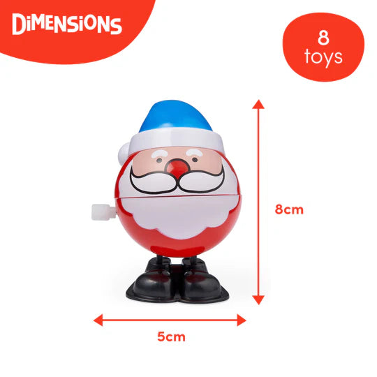 Cute Twistable Spring Santa & Snowman Set ( SET OF 6)