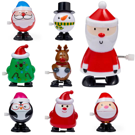 Cute Twistable Spring Santa & Snowman Set ( SET OF 6)