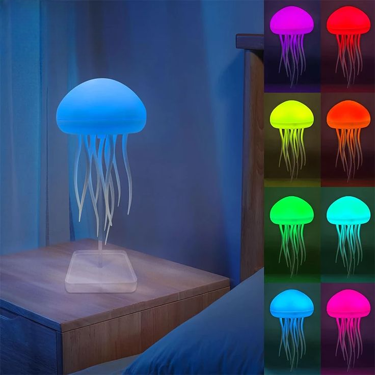 Glowy Night™ Floating Jellyfish Lamp
