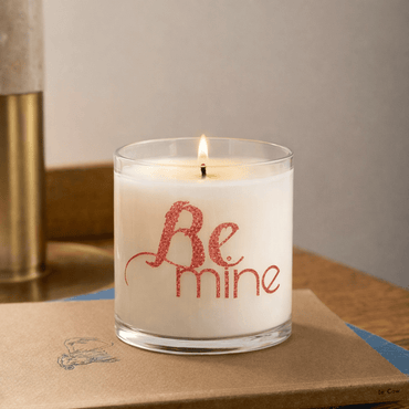 “Be Mine” Romantic Scented Candle in Glass Jar | Valentine Gift & Love Décor Candle - Memories InsiteVALENTINE GIFT & LOVE DECOR CANDLE