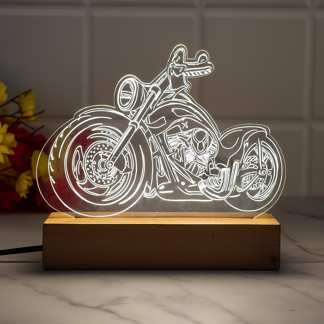 Phantom Ride 3D LED Lamp – Light Up with Speed & Style