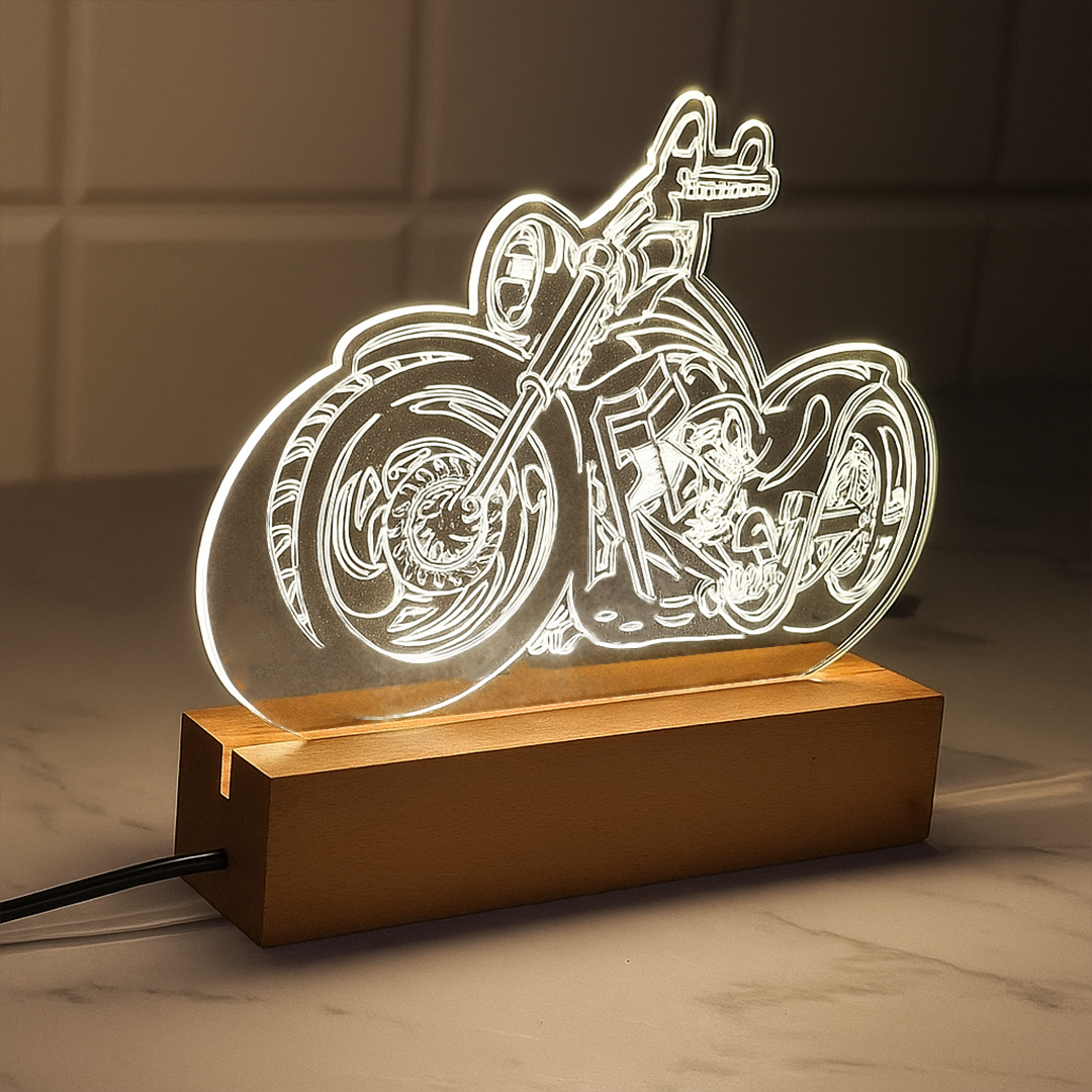 Phantom Ride 3D LED Lamp – Light Up with Speed & Style