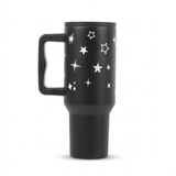 Star & Sparkle Tumbler — Leakproof & Insulated ( Black )