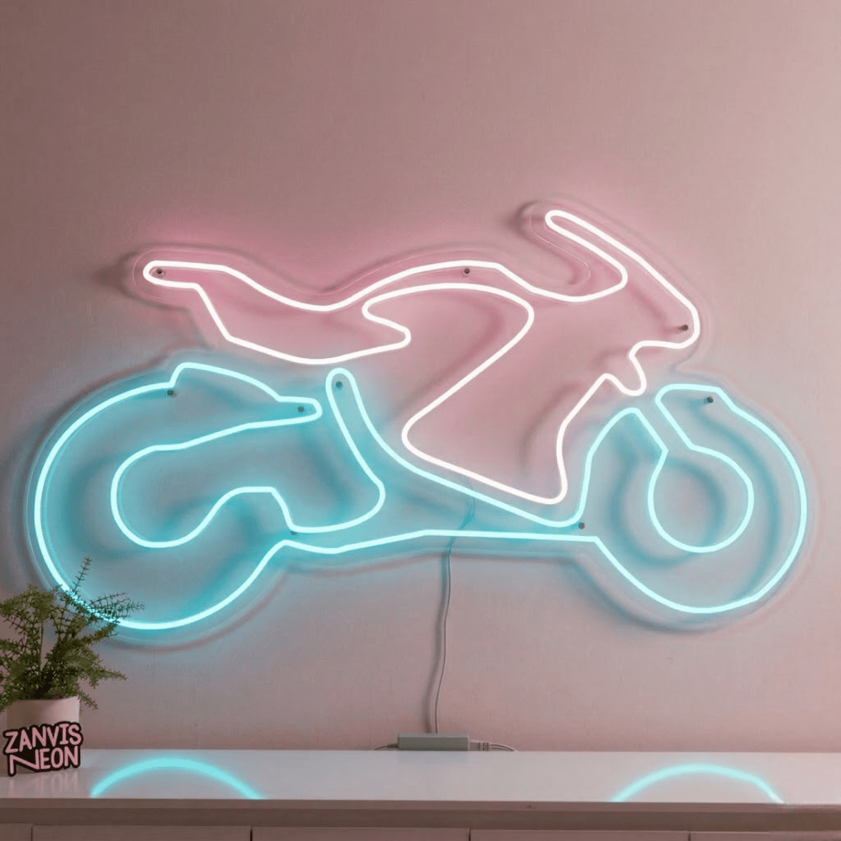 Neon Ride – Futuristic Bike Wall Art - Memories InsiteBIKE NEON LIGHT-26*36 INCH