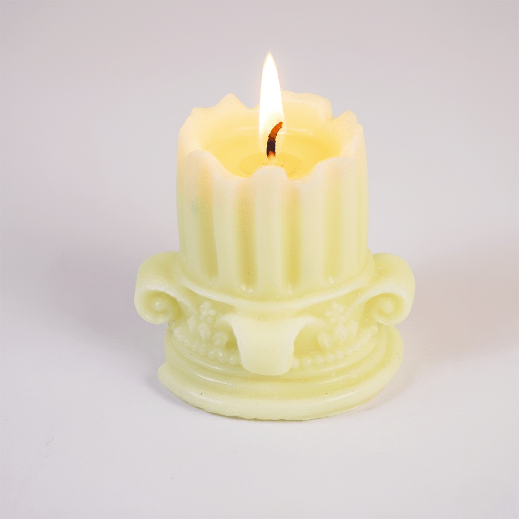 Set-2 Decorative Pillar Candle - Memories Insite