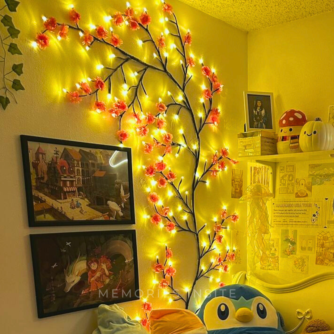 MEMORIES INSITE™BRANCH LIGHT MIX COLOUR CHERRY BLOSSOM TREE BRANCH LIGHTING