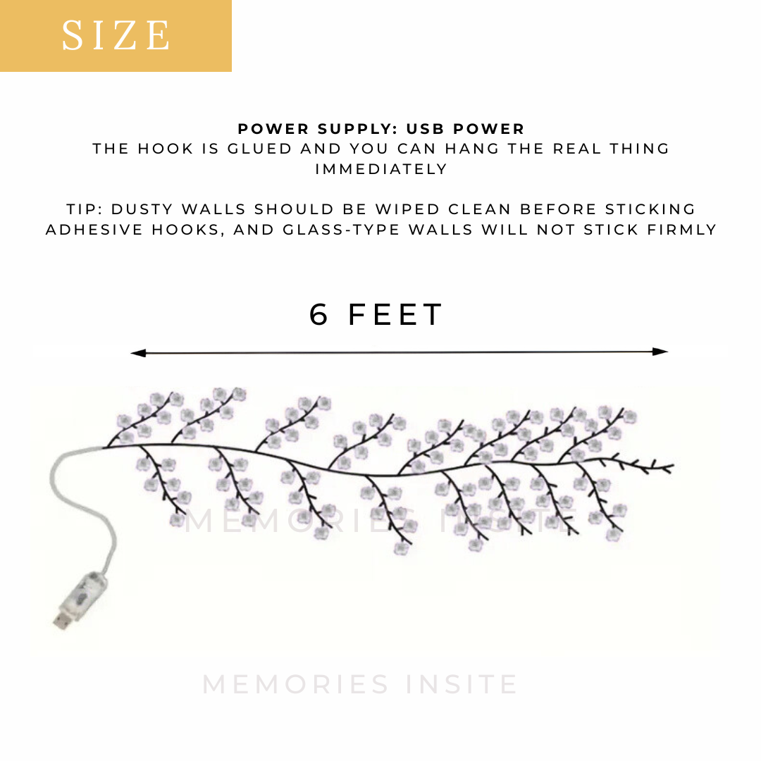 BRANCHLIGHT® WHITECHERRY BLOSSOM TREE BRANCH LIGHTING