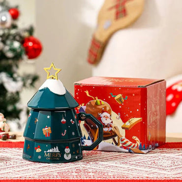 Christmas Tree Star Mug (Random Color) - Memories InsiteCHRISTMAR STAR CUP