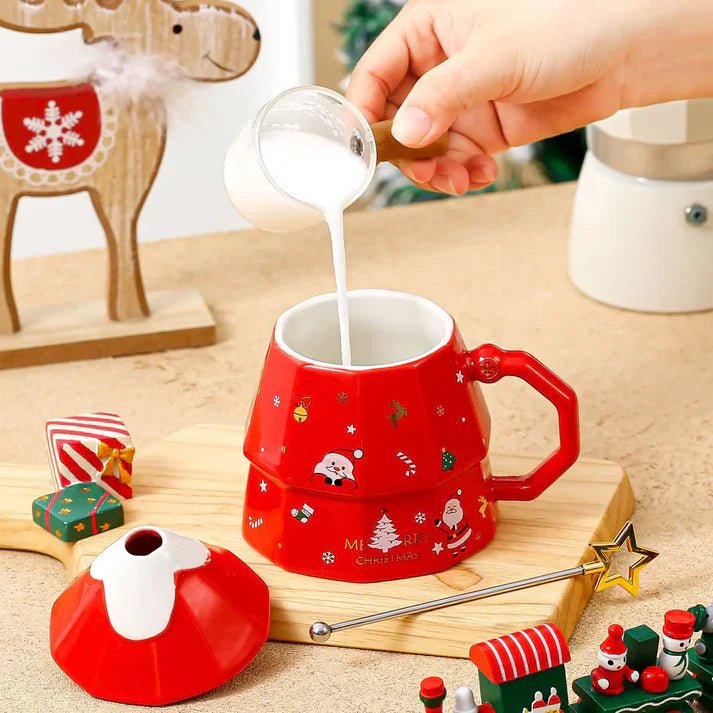 Christmas Tree Star Mug (Random Color) - Memories InsiteCHRISTMAR STAR CUP