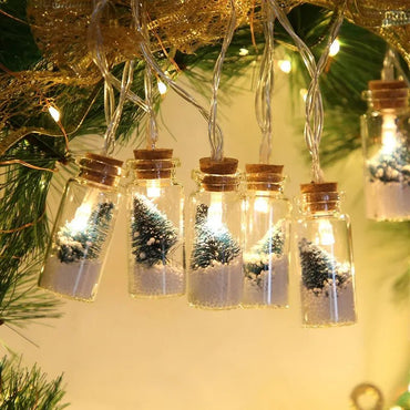 Christmas Wishing Bottle String Lights - Memories InsiteCHRISTMAS BOTTLE STRING LIGHT