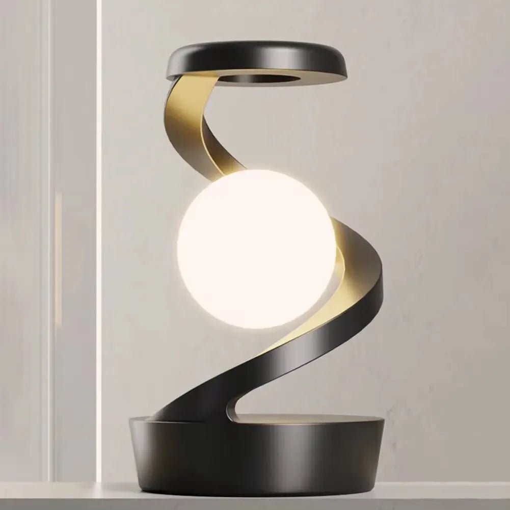 Rotating Wireless RGB Floating Moon Lamp - Memories Insite
