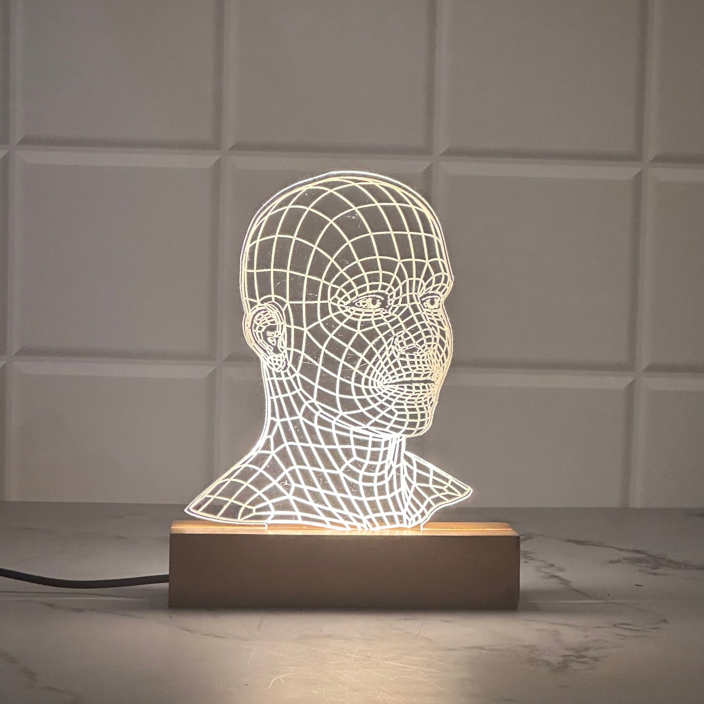 Human Glow 3D Lamp – Where Tech Meets Art
