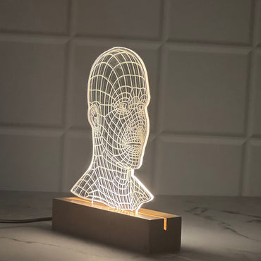 Human Glow 3D Lamp – Where Tech Meets Art