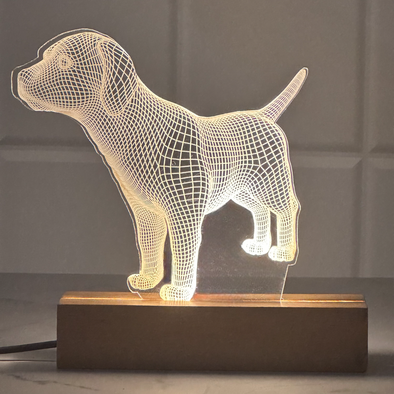 PawGlow 3D Dog Lamp – Loyal Light, Tail-Wagging Charm