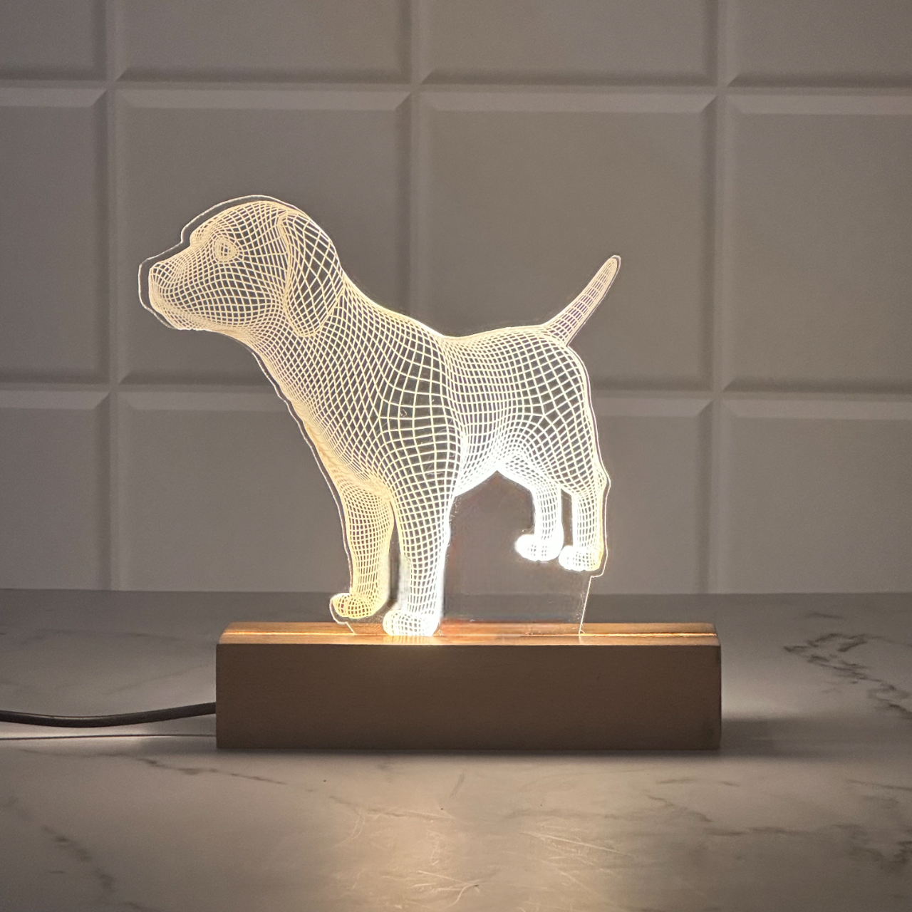 PawGlow 3D Dog Lamp – Loyal Light, Tail-Wagging Charm