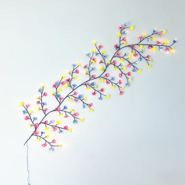 MEMORIES INSITE® BRANCH LIGHT MIX COLOUR CHERRY BLOSSOM TREE BRANCH LIGHTING - Memories InsiteCHERRY BLOSSOM TREE BRANCH LIGHTS-MIX COLOUR 6 FEET