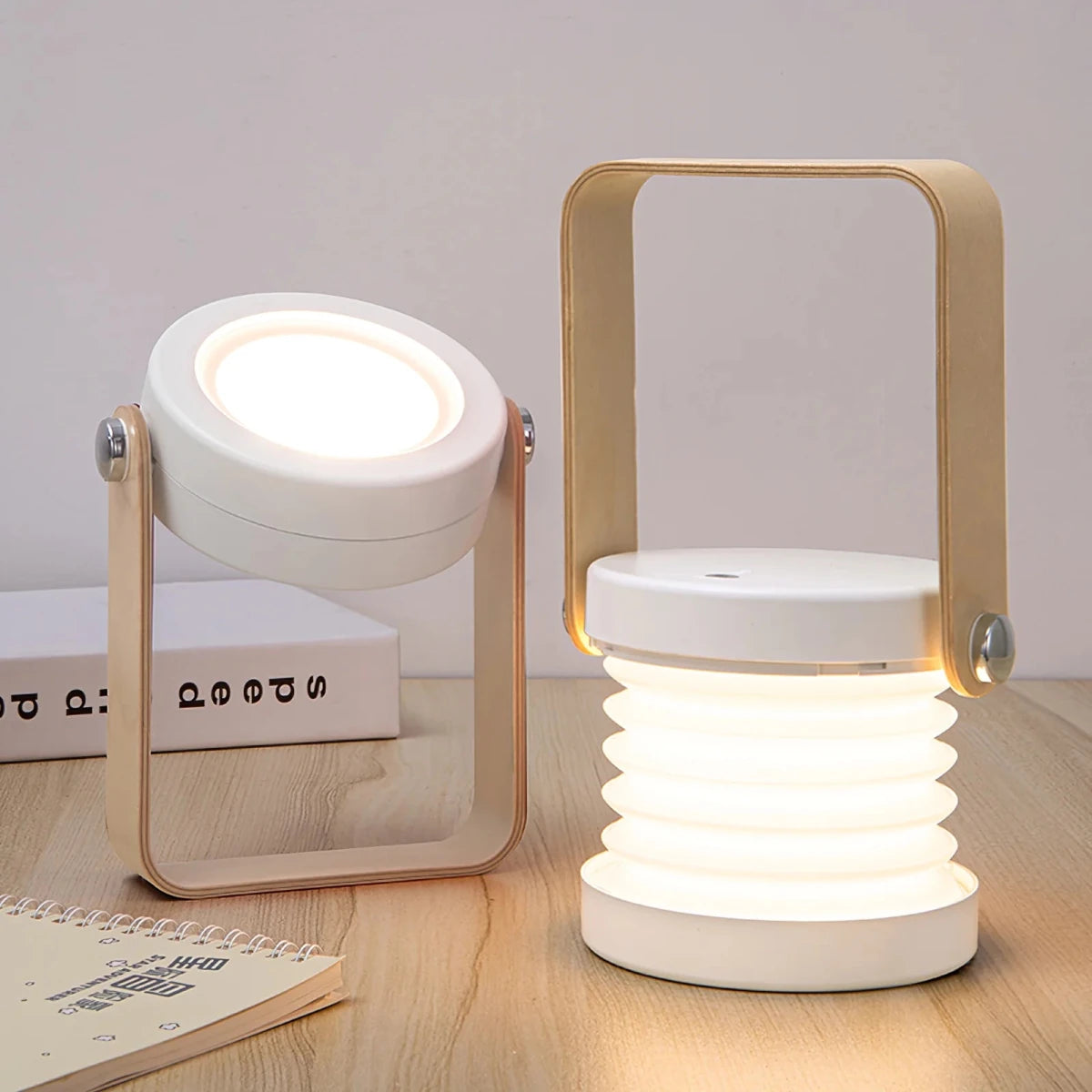4-in-1 Collapsable Table Lamp - Memories InsiteLantern Led Foldable Lamp JP07