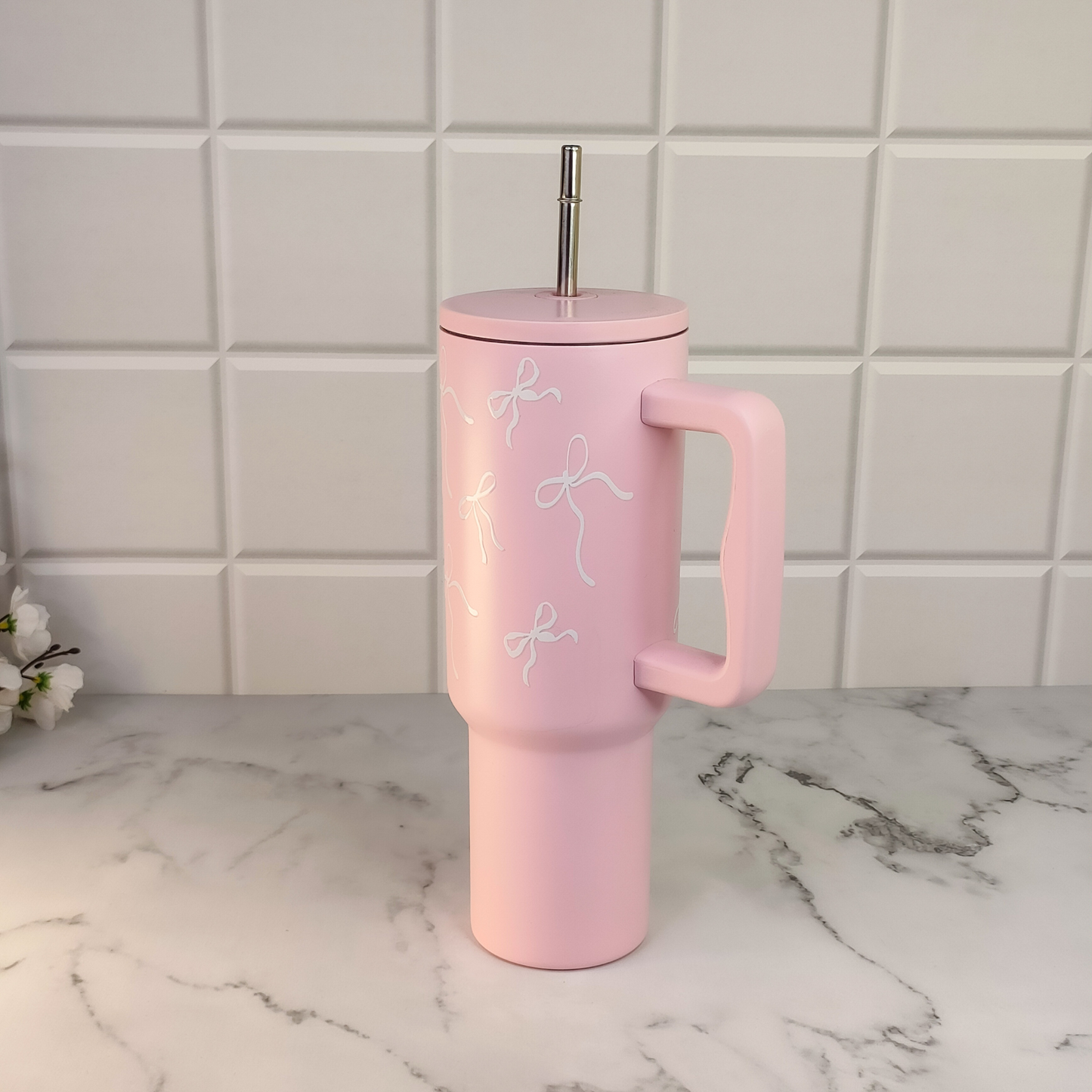 Blush Bloom Tumbler🎀