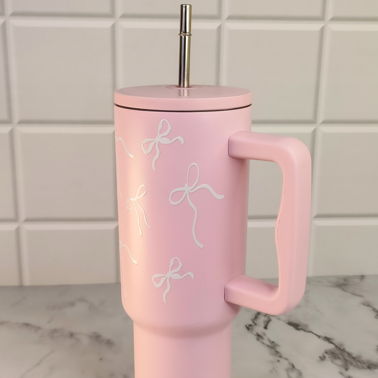 Blush Bloom Tumbler🎀