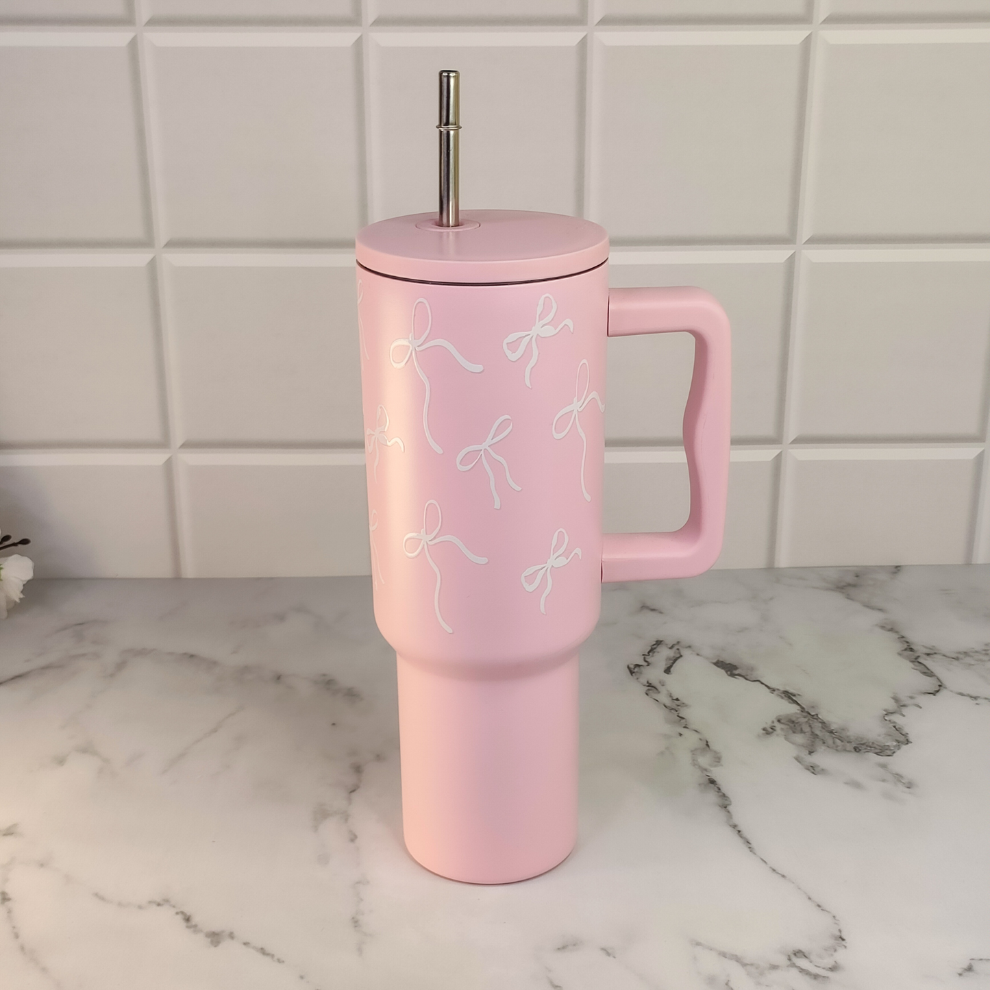 Blush Bloom Tumbler🎀