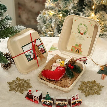 Plush Christmas Tree Ornament ( 2 Pcs )