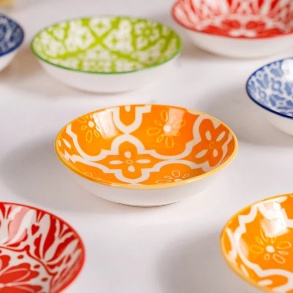Artisan’s Touch – Handcrafted Ceramic Bowls Set of 8 (70ml) - Memories InsiteARTISAN' TOUCH BOWL SET OF 8