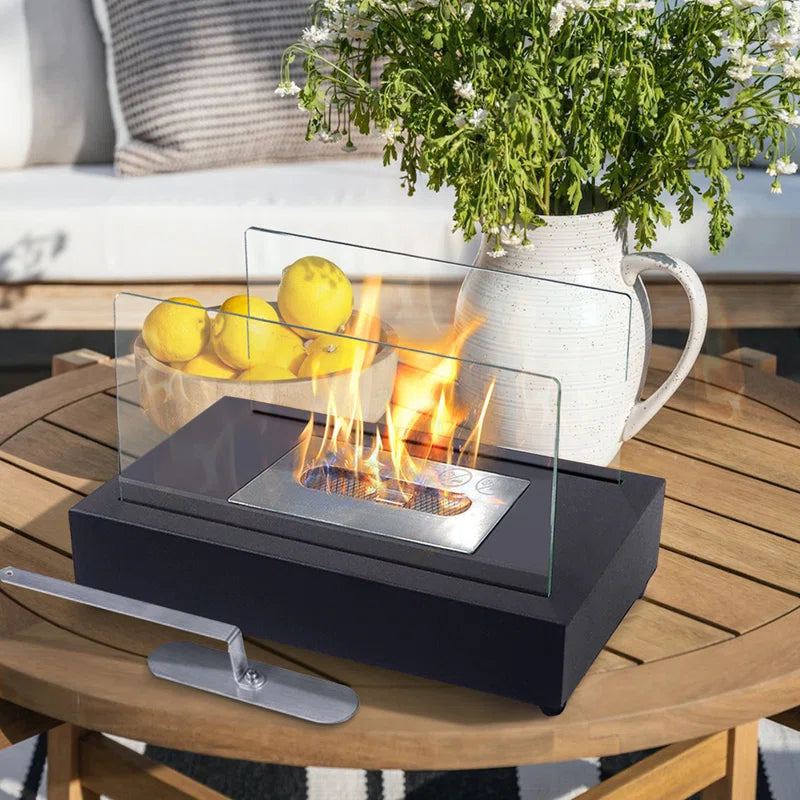 Rectangle™ Tabletop Fireplace Lamp