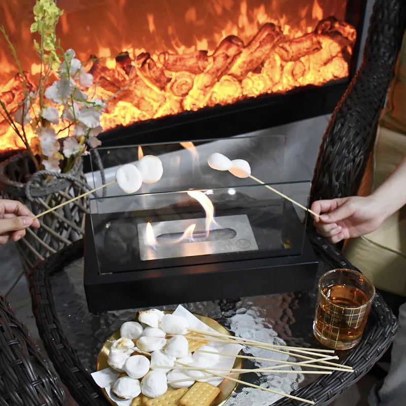 Rectangle™ Tabletop Fireplace Lamp